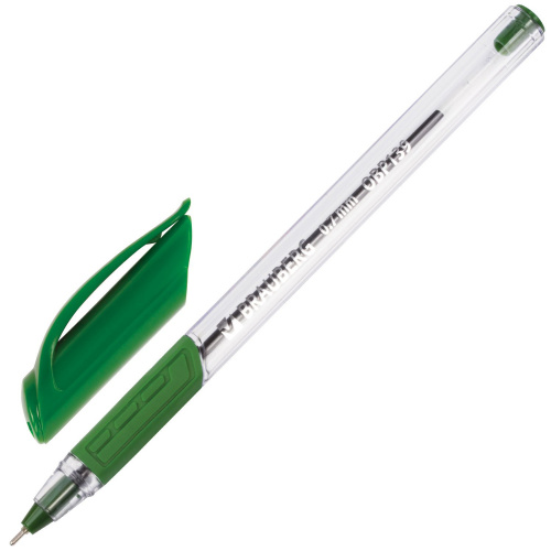 Ручка шариковая масляная BRAUBERG "Extra Glide GT", трехгранная, линия письма 0,35 мм, зеленая фото 10