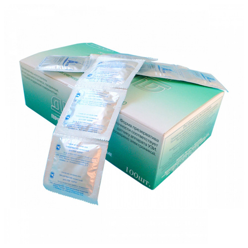 Презервативы для УЗИ АЗРИ, 100 шт., 190х28 мм, без накопителя, гладкие, без смазки фото 3