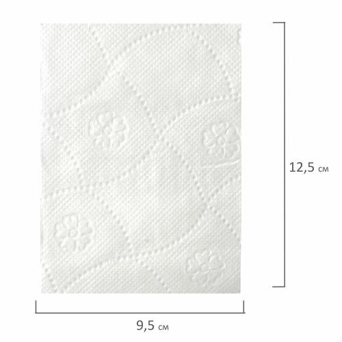 Бумага туалетная LAIMA, бытовая, спайка 4 шт., 3-х слойная, (4х18 м), белая фото 7