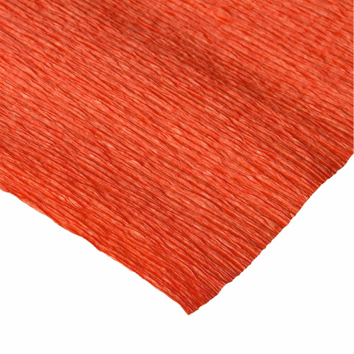 Бумага гофрированная (креповая) BRAUBERG, 32 г/м2, оранжевая, 50х250 см, в рулоне фото 3