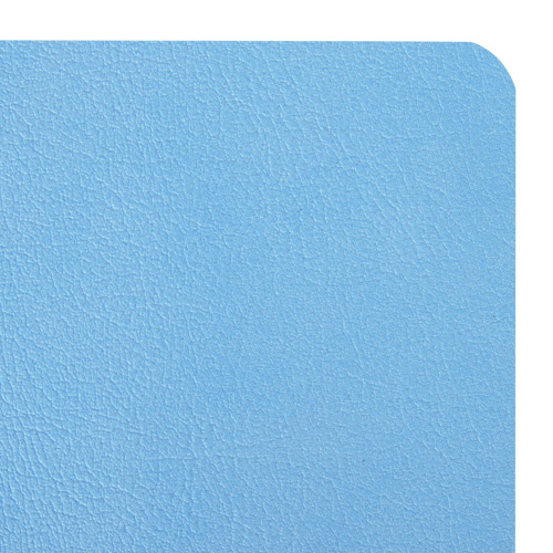 Блокнот МАЛЫЙ ФОРМАТ (96х140 мм) А6, BRAUBERG ULTRA, под кожу, 80 г/м2, 96 л., линия, голубой фото 2