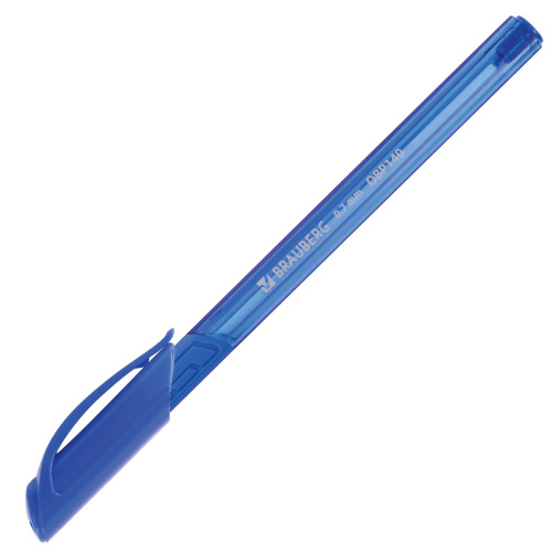 Ручка шариковая масляная BRAUBERG "Extra Glide GT Tone",  линия письма 0,35 мм, синяя фото 7
