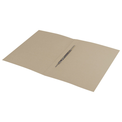 Скоросшиватель картонный мелованный ОФИСМАГ, гарантированная плотность 320 г/м2, белый, до 200 л фото 3