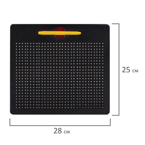 Магнитный планшет доска MAGPAD MAX для рисования 25х28 см, 713 шариков, BRAUBERG KIDS фото 3