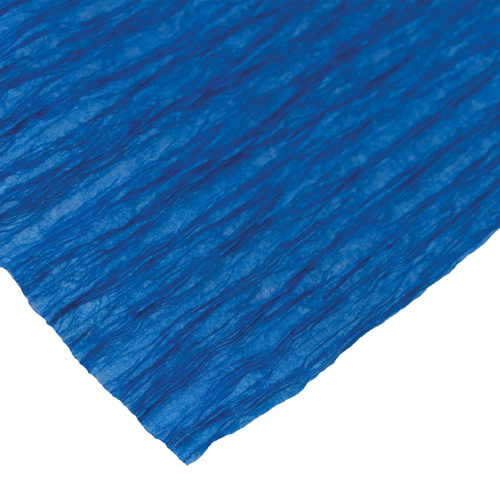 Бумага гофрированная (креповая) ОСТРОВ СОКРОВИЩ, 110 г/м2, синяя, 50х250 см фото 4