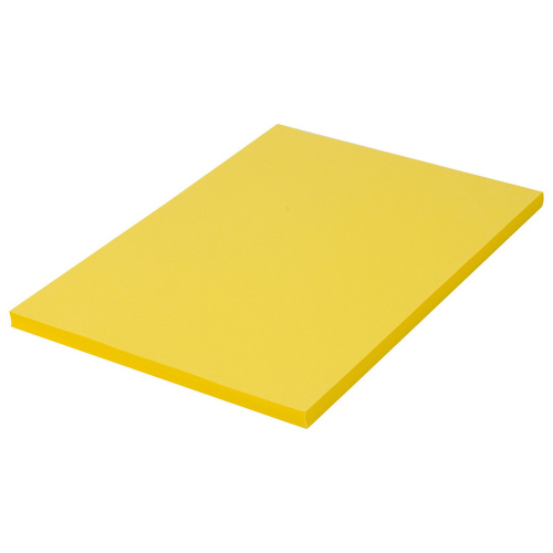 Бумага цветная BRAUBERG, А4, 80 г/м2, 100 л., интенсив, желтая, для офисной техники фото 2