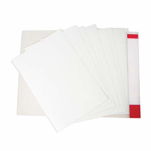Картон белый BRAUBERG, А2, глянцевый, 10 л., в папке, 400х590 мм фото 2