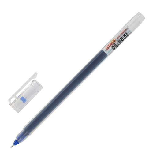 Ручка гелевая STAFF "EVERYDAY", длина письма 1000 м, линия письма 0,35 мм, синяя фото 9