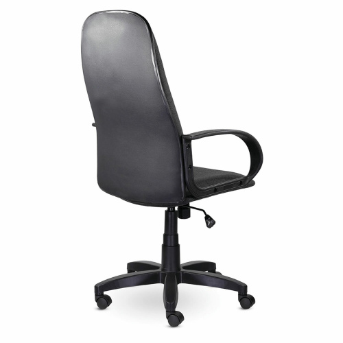 Кресло офисное BRABIX "Praktik EX-279", ткань/кожзам, серое фото 6