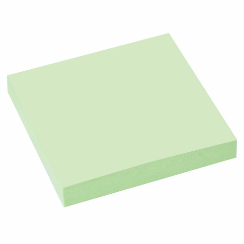 Блок самоклеящийся (стикеры) STAFF, 76х76 мм, 100 листов, зеленый фото 6
