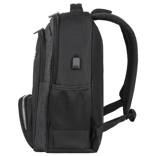 Рюкзак BRAUBERG URBAN, 46х30х18 см, универсальный, с отделением для ноутбука, серый/черный фото 6