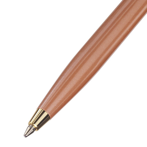 Ручка подарочная шариковая GALANT "DECORO ROSE", корпус хром/розовый, детали золотистые, синяя фото 10