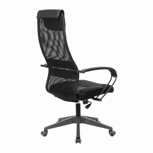 Кресло офисное BRABIX PREMIUM "Stalker EX-608 PL", ткань-сетка/кожзам, черное фото 4