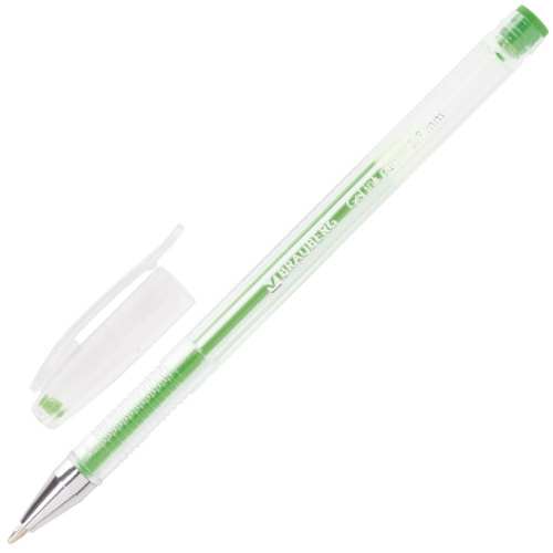 Ручки гелевые BRAUBERG "Jet", 10 цветов, узел 0,7 мм, линия письма 0,5 мм фото 3