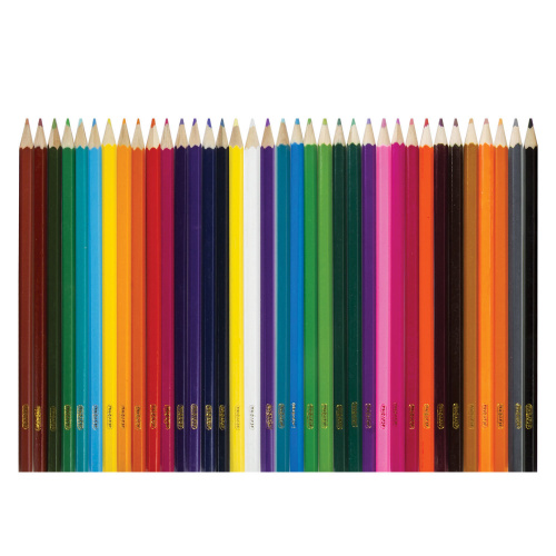 Карандаши цветные ПИФАГОР "ЭНИКИ-БЕНИКИ", 36 цветов, классические заточенные фото 2