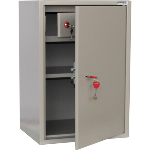 Шкаф металлический для документов BRABIX "KBS-011Т", 613х420х350 мм, 15 кг, трейзер, сварной