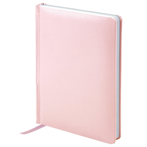 Ежедневник недатированный BRAUBERG "Profile", А6, 100x150 мм, балакрон, 136 л., розовый фото 2