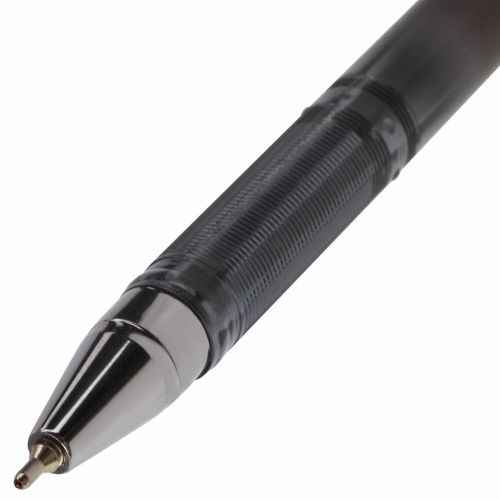 Ручка шариковая масляная BRAUBERG "Profi-Oil", корпус с печатью, линия письма 0,35 мм, черная фото 7