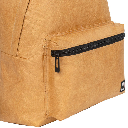 Рюкзак BRAUBERG TYVEK, 34х26х11 см, крафтовый с водонепроницаемым покрытием, песочный фото 9