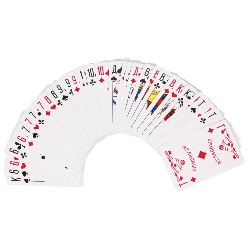 Карты игральные ЗОЛОТАЯ СКАЗКА, 36 карт, с пластиковым покрытием фото 2