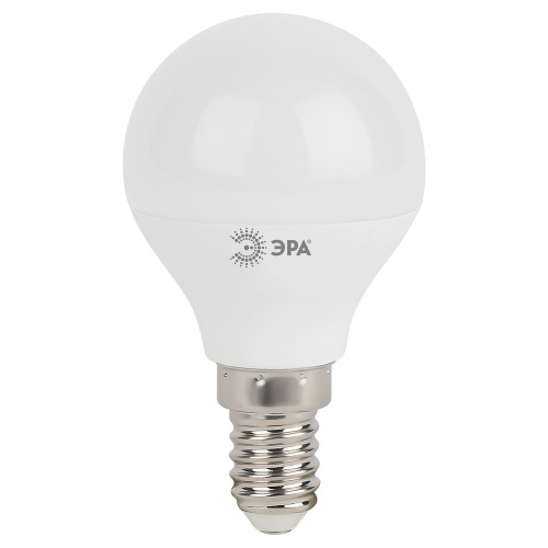 Лампа светодиодная ЭРА, 7 (60) Вт, цоколь E14, шар, холодный белый свет, 30000 ч. фото 3