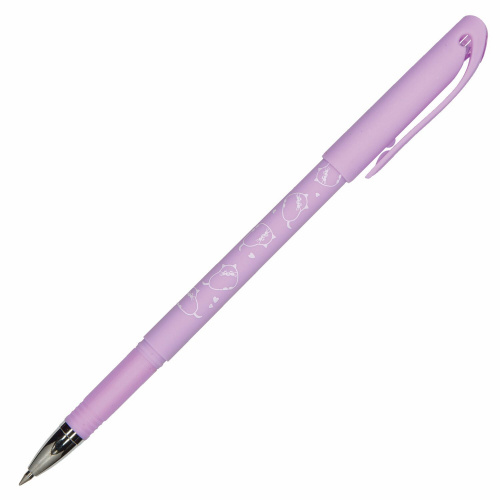 Ручка стираемая гелевая BRUNO VISCONTI Кошечка, узел 0,5 мм, линия письма 0,3 мм, синяя фото 3