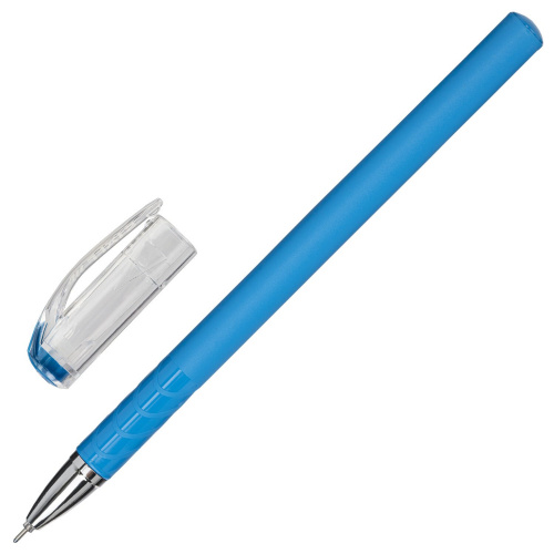 Ручка гелевая STAFF "College", корпус синий, линия письма 0,3 мм, синяя