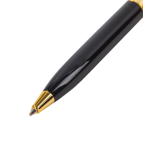 Ручка подарочная шариковая GALANT "Empire Gold", корпус черный с золотистым, синяя фото 7
