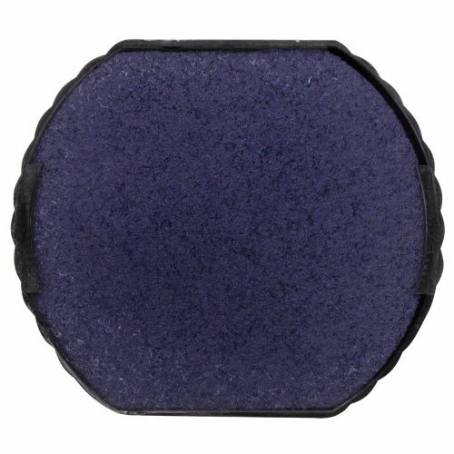 Подушка сменная STAFF, D=40 мм, для самонаборных печатей, синяя фото 2