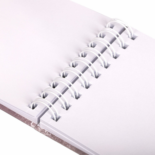 Скетчбук BRAUBERG ART DEBUT, белая бумага 120 г/м2 125х176 мм, 80 л., гребень, твердая обложка фото 7