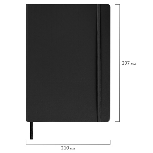 Скетчбук  BRAUBERG ART CLASSIC, белая бумага 140 г/м2 210х297 мм, 80 л., черный фото 2