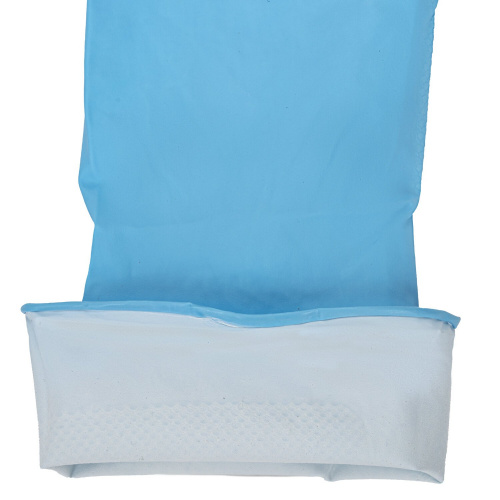 Перчатки нитриловые многоразовые LAIMA, хлопчатобумажное напыление, размер XL, гипоалергенные фото 5