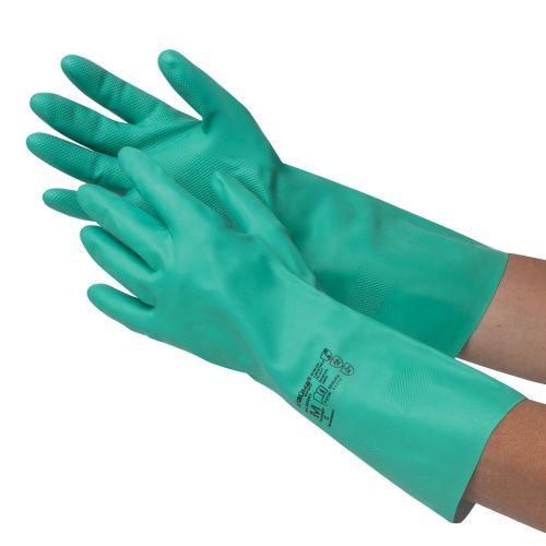Перчатки нитриловые LAIMA EXPERT, химически устойчивые, гипоаллергенные, размер М фото 4