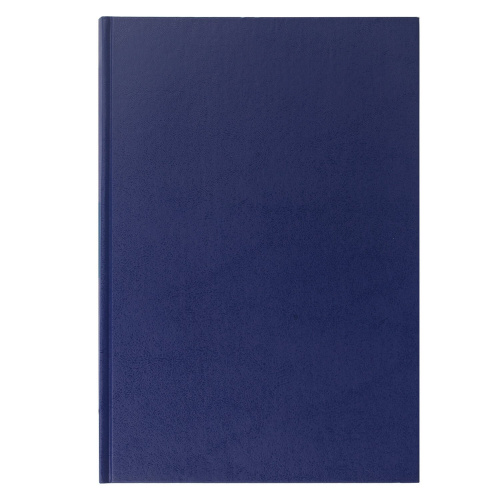 Книга учета BRAUBERG, А4, 144 л., клетка, твердая, бумвинил, блок офсет, синий фото 5