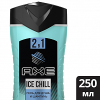 Гель для душа и шампунь "Axe" Ice Chill Морозный шалфей и мандарин 250 мл