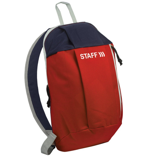 Рюкзак STAFF "AIR", 40х23х16 см, компактный, красно-синий фото 5