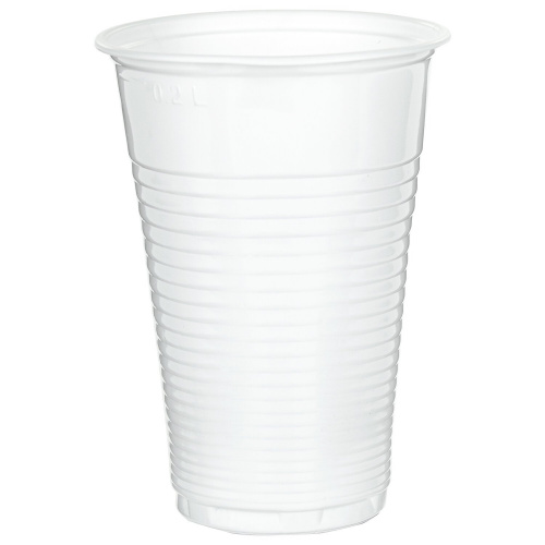 Одноразовые стаканы LAIMA, 200 мл, 100 шт., пластиковые, белые, ПП, холодное/горячее фото 5
