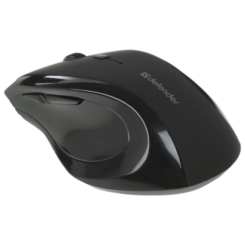 Мышь беспроводная DEFENDER Accura MM-295, 5 кнопок, 1 колесо-кнопка, черная фото 2