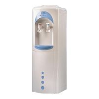 Кулер для воды AEL LD-AEL 17, напольный, 2 крана, белый/голубой, нагрев/охлаждение электронное