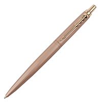 Ручка шариковая PARKER "Jotter XL Monochrome Pink Gold PGT", корпус "розовое золото", сталь, синяя