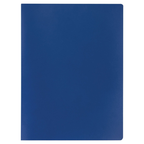 Папка с металлическим скоросшивателем STAFF, до 100 листов, синяя фото 4