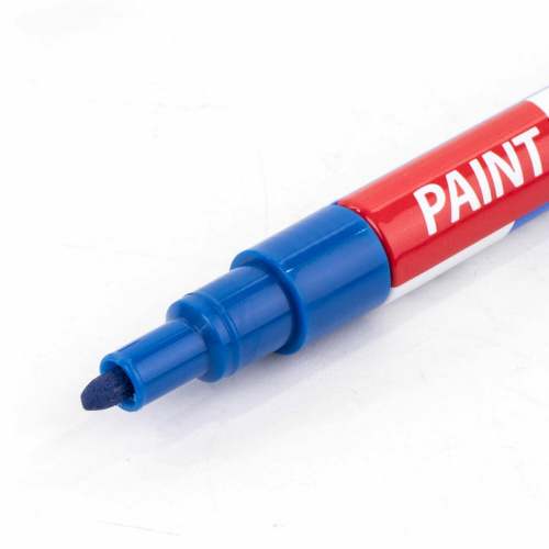 Маркер-краска лаковый BRAUBERG EXTRA (paint marker), 2 мм, синий фото 4