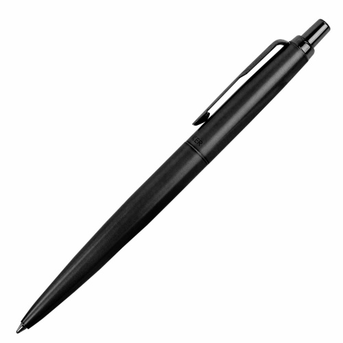 Ручка шариковая PARKER "Jotter XL Monochrome Black BT", корпус черный, нержавеющая сталь, синяя фото 7