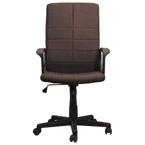 Кресло офисное BRABIX "Focus EX-518", ткань, коричневое фото 8