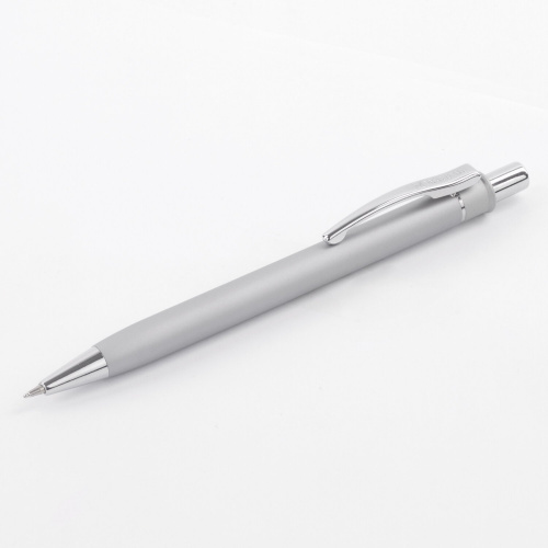 Ручка подарочная шариковая BRAUBERG "Vocale", корпус серебристый, линия письма 0,5 мм, синяя фото 9