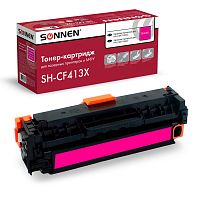 Картридж лазерный SONNEN для HP, LJ M477/M452, 6500 страниц, пурпурный