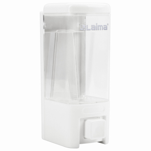 Диспенсер для жидкого мыла LAIMA, 0,48 л, белый, ABS пластик, наливной фото 4