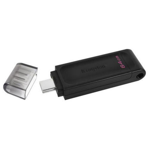 Флеш-диск 64GB KINGSTON DataTraveler 70, разъем Type-C 3.2, черный фото 4
