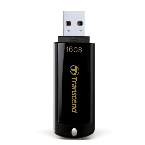 Флеш-диск TRANSCEND Jet Flash 350, 16 GB, USB 2.0, черный фото 3