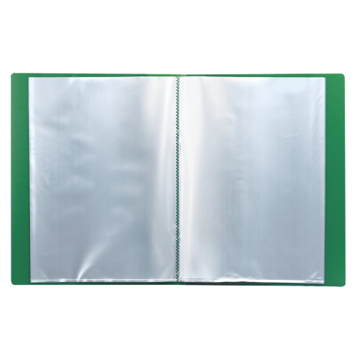 Папка BRAUBERG, 30 вкладышей,  0,6 мм, стандарт, зеленая фото 5